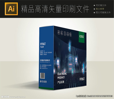 智能包裝，智享開(kāi)箱 電腦裝備智能包裝盒設(shè)計(jì)展開(kāi)圖與圖文解析